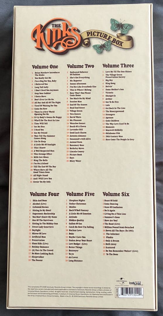 キンクス　ピクチャー・ブック　国内盤CD6枚組ボックスセット