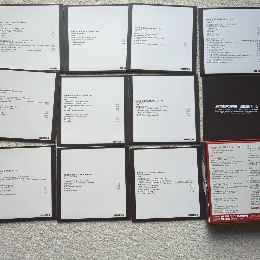 ロジェストヴェンスキー　ショスタコーヴィチ　交響曲全集　VENEZIA盤