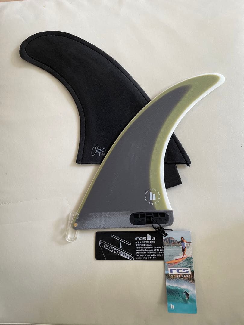 FCS2 ロングボード フィン CLIQUE LONGBOARD FIN 8”