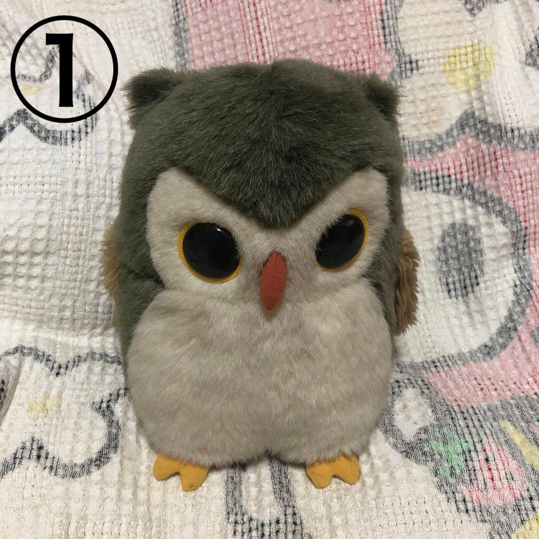 セキグチ　sekiguchi 鳥鳥まつり　フクロウ他ぬいぐるみセット　中古品