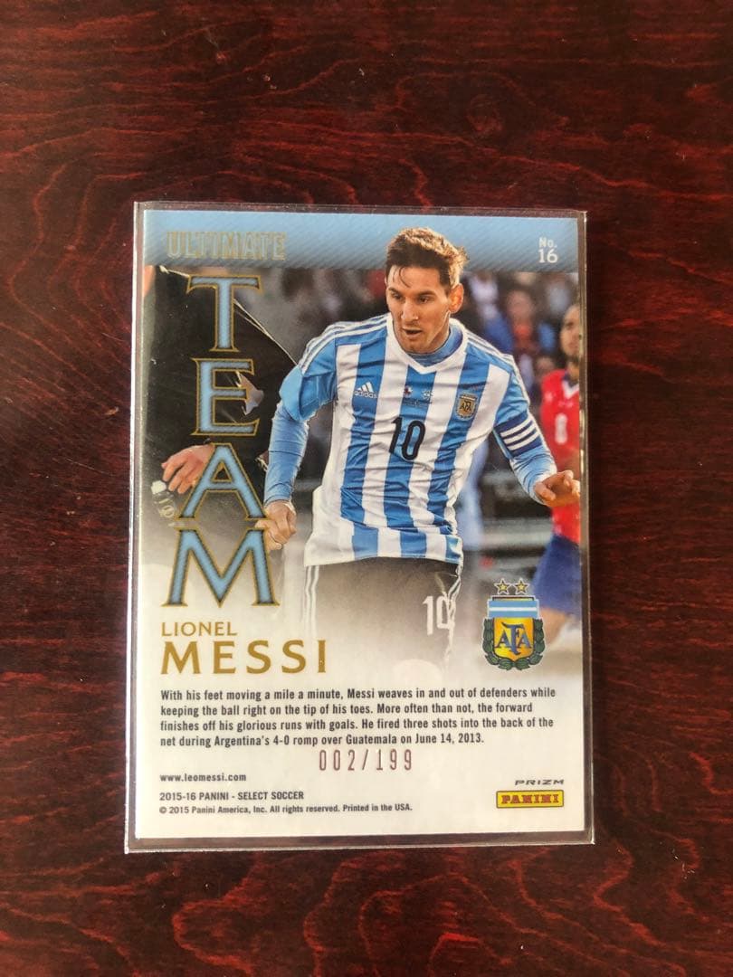 メッシ　カード