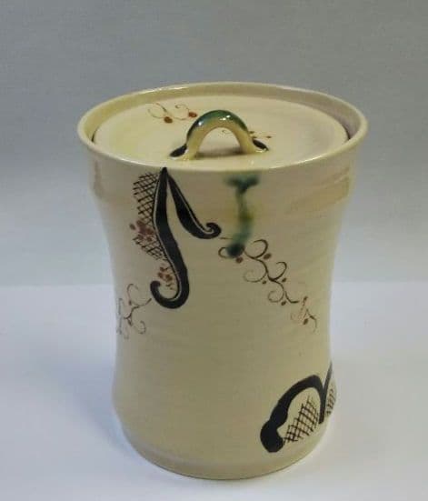 茶道具 水指 細水指 弥七田織部 加藤喜一 共箱 美濃 栄山窯