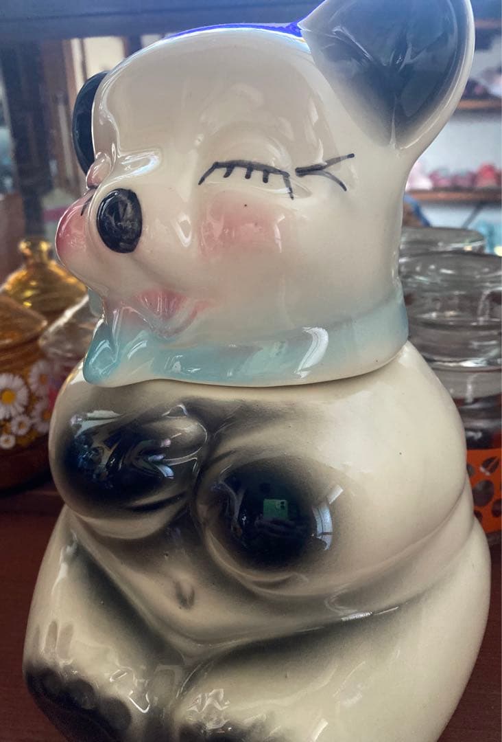 アメリカ製　クッキージャー　ヴィンテージ 陶器　 USA