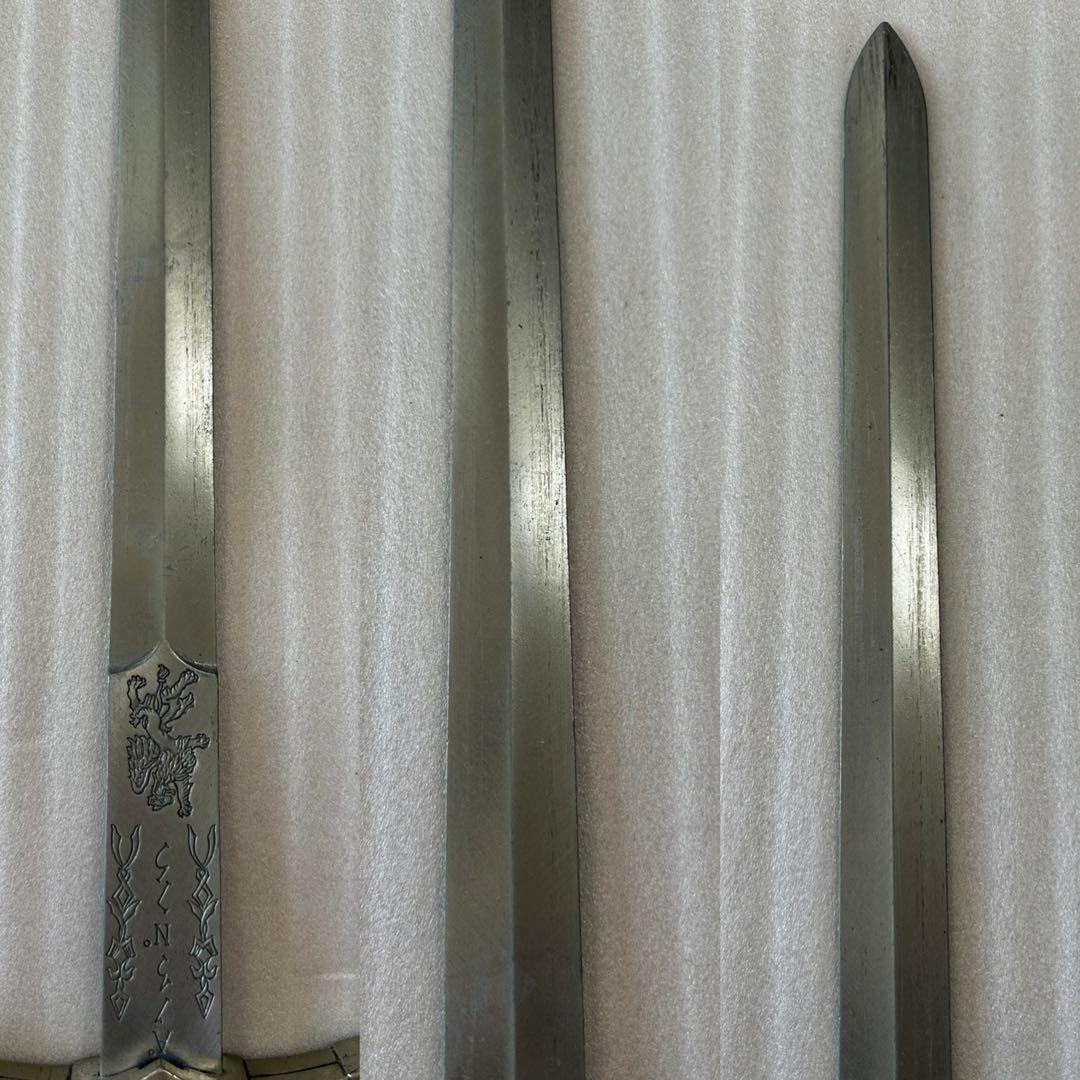 金属製 模造刀 西洋剣 コスプレ 鞘付き長さ約122cm 重さ約2.7kg