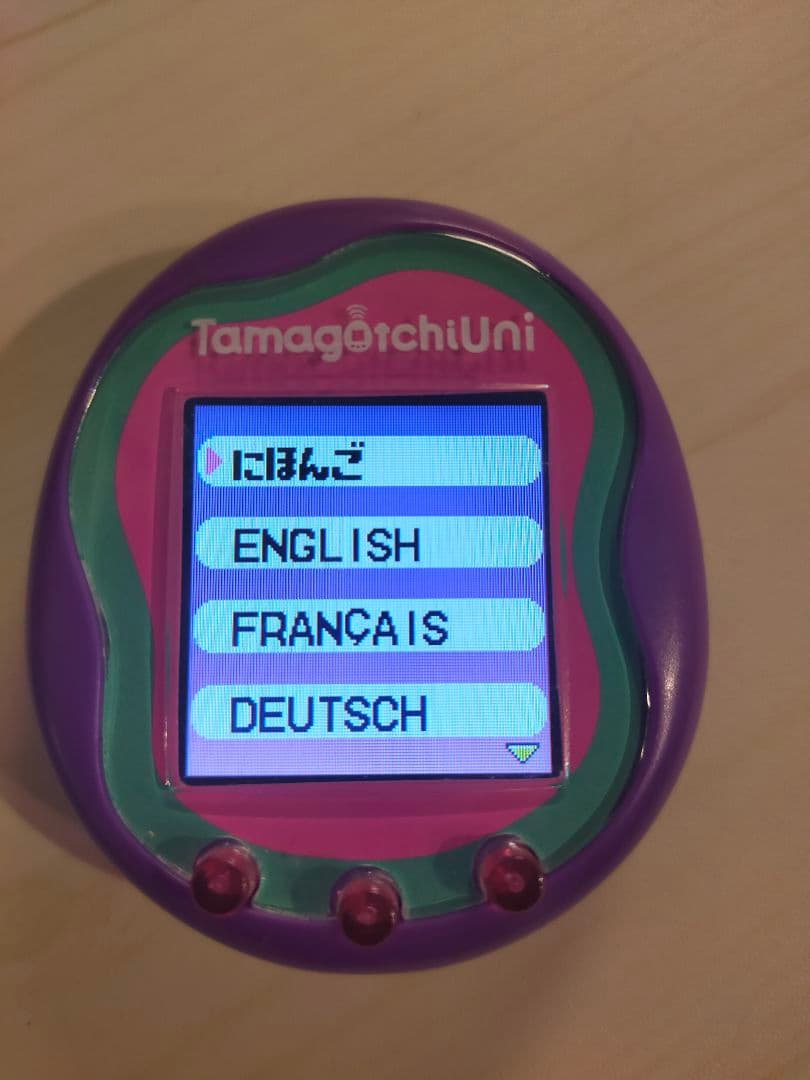 Tamagotchi Uni パープル　たまごっちユニ　ガイドブック付き動作確認