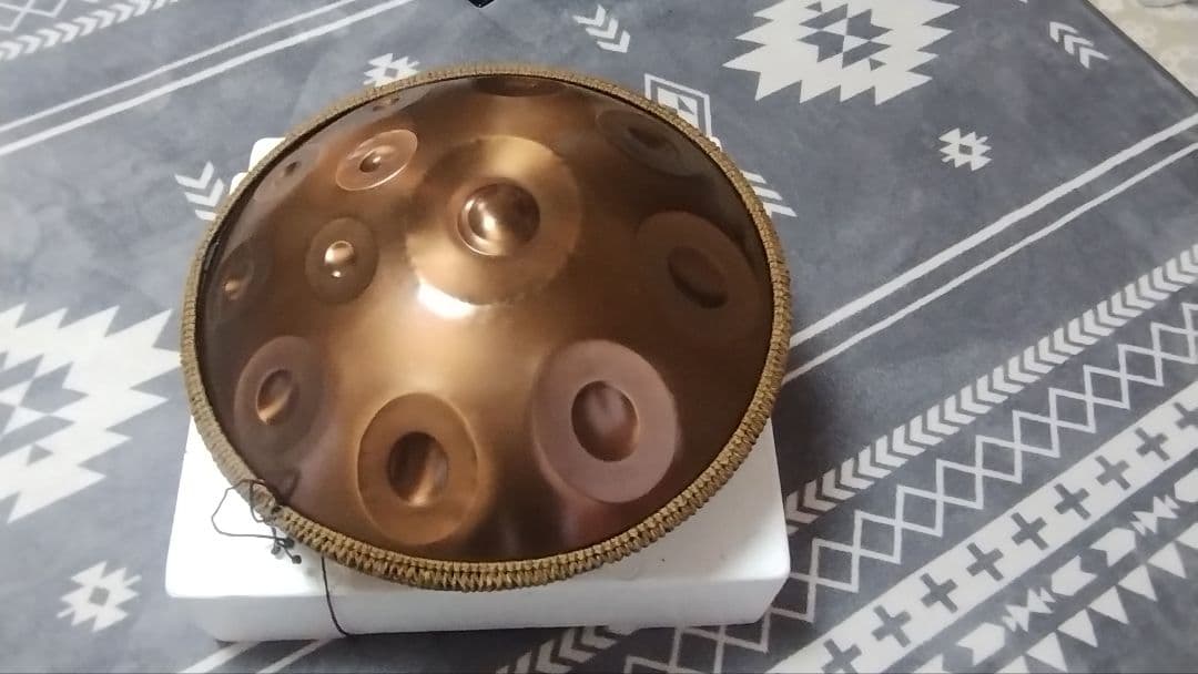 特価！新品ハンドパン 56センチ 12音 432Hz ドラム ゴールド ヨガ瞑想