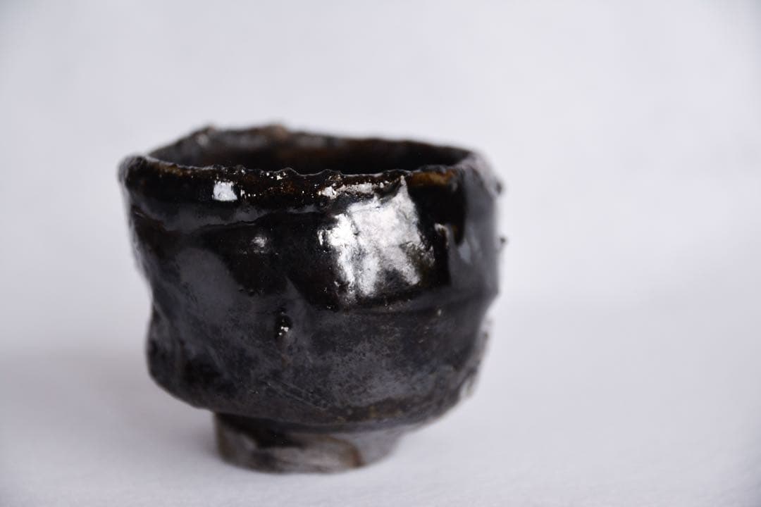 【今西公彦】引出黒 酒呑 黒丹波 丹波焼