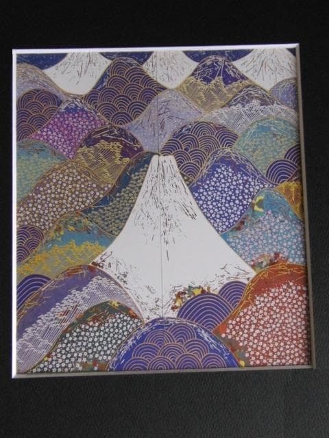 平松礼二、【春山水・ジャポン】、希少な額装用画集より、新品額装付、状態良好