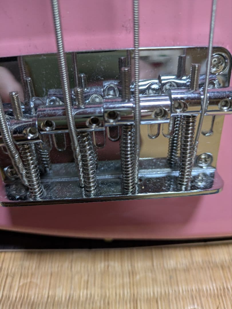 バスカーズ　BUSKER'S エレキベース ピンク　ジャズベース