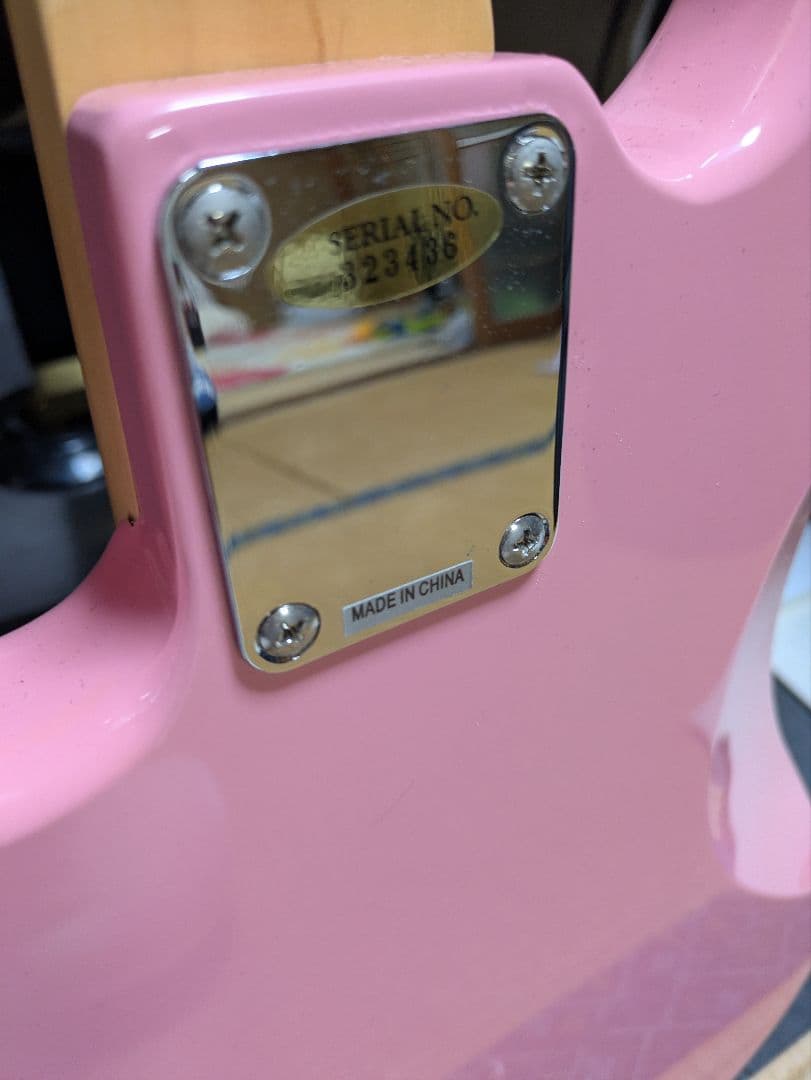 バスカーズ　BUSKER'S エレキベース ピンク　ジャズベース