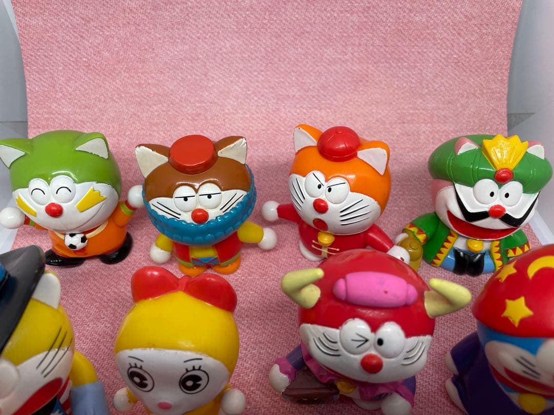 希少　ザドラえもんズ　➕　ドラえもん　ソフビ　レトロ　全９個セット　レア　貯金箱