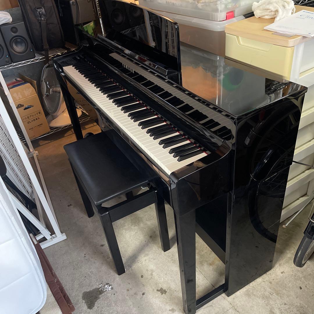 Yamaha デジタルピアノ ブラック 椅子付き　札幌
