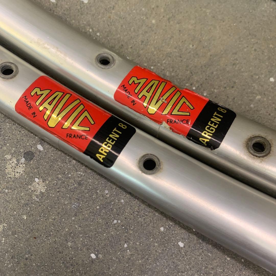 MAVIC argent8 チューブラーリム　700c