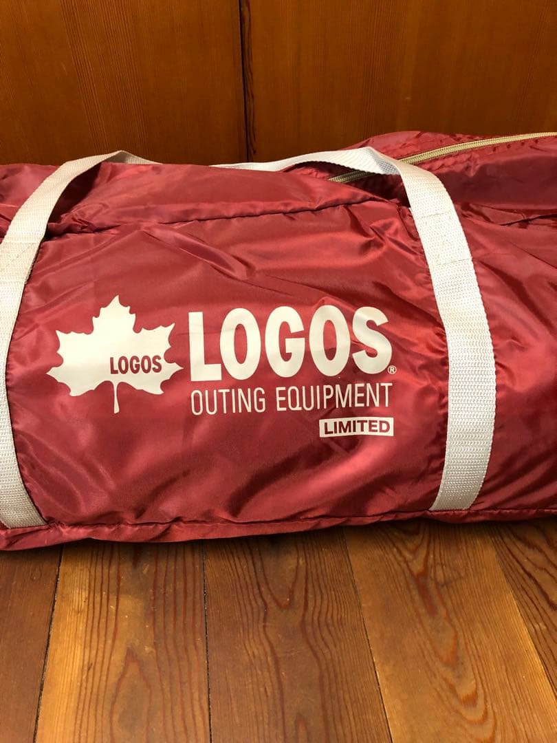 LOGOS レッド テント 限定版 収納バッグ付き