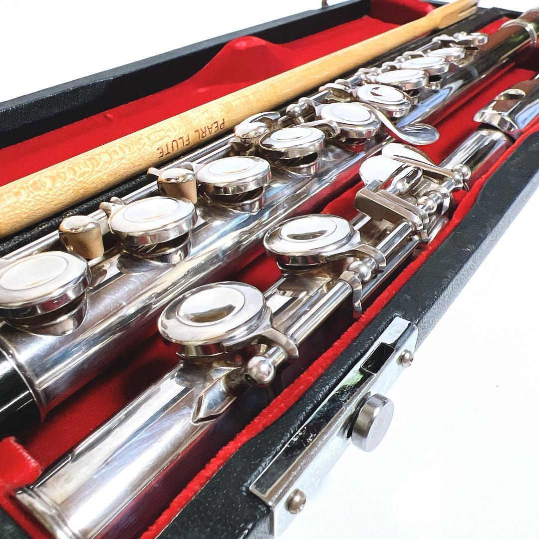 【美品】Pearl PF-501 フルート パール　鏡面仕上げ　Eメカ