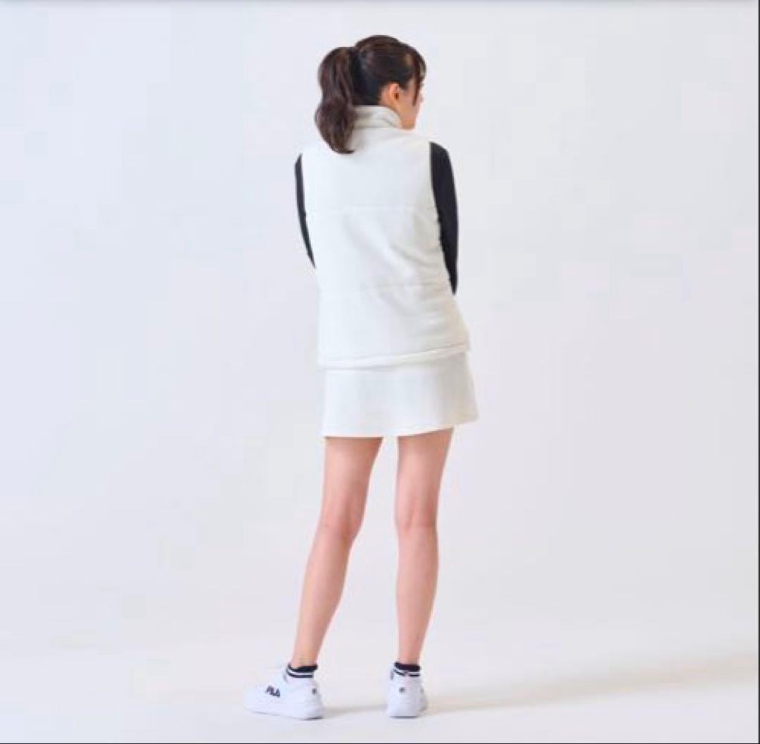 FILA モーデュロイニットニットキルトベスト Sサイズ