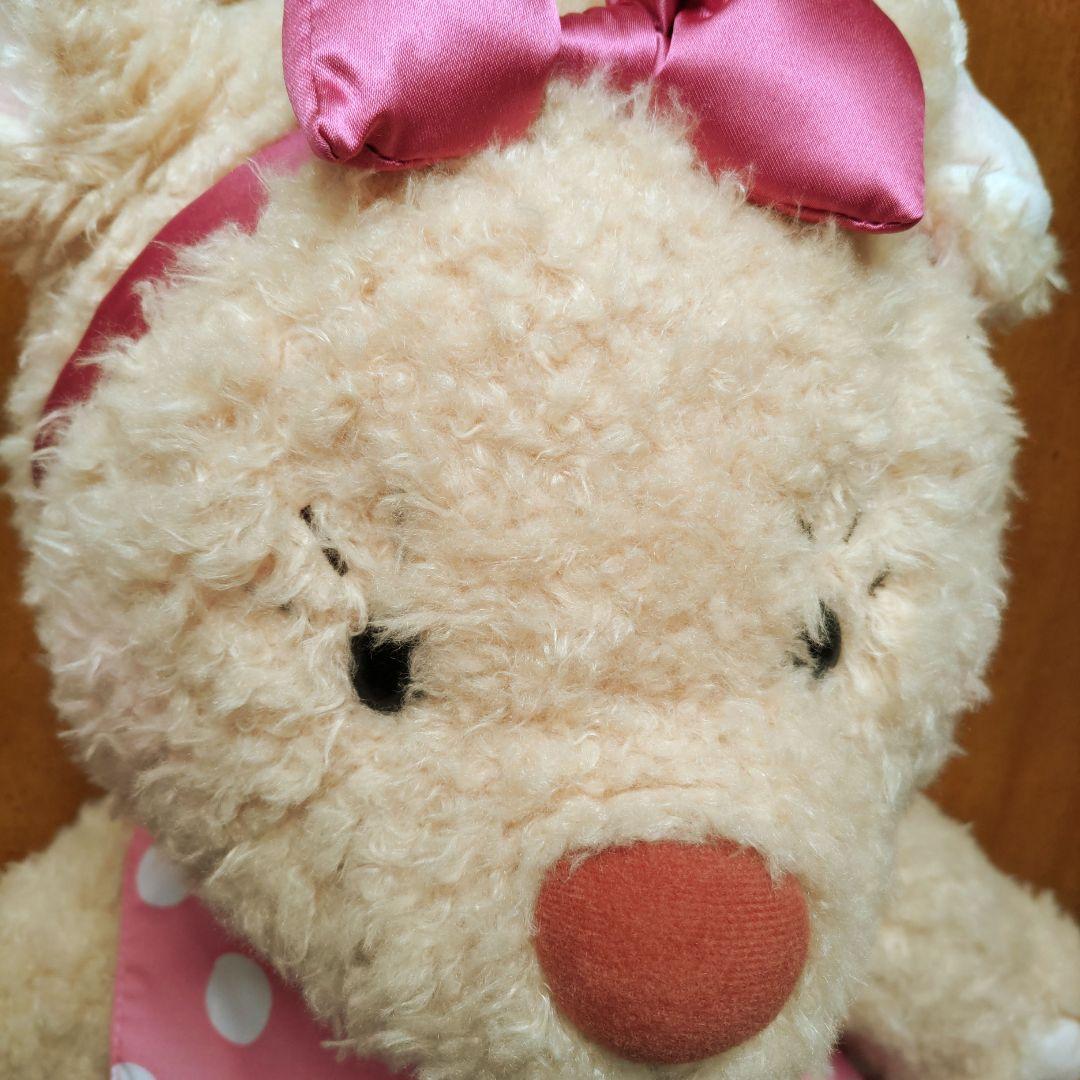 スージーズーぬいぐるみ　ドレッシー ジェシー　 LL サイズ 　水玉ドレス