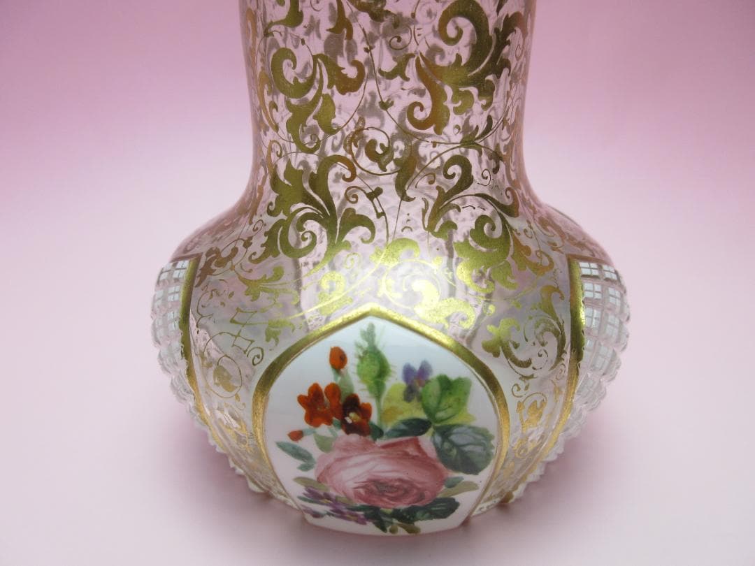 ビンテージ 金彩 花模様 洋風 デカンタ デキャンタ 70905