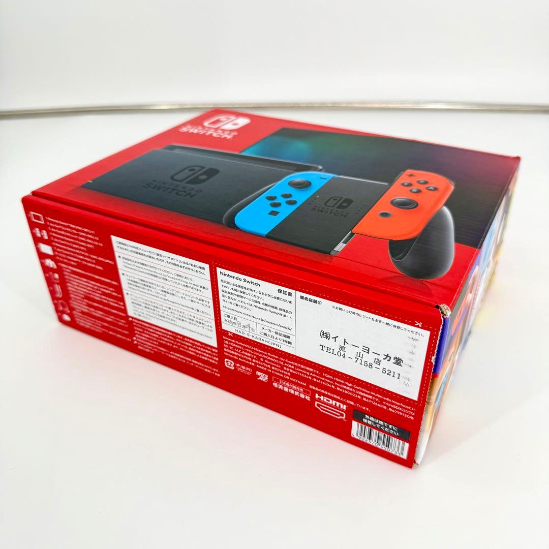 新品 Nintendo Switch 本体 青赤 Joy-Con