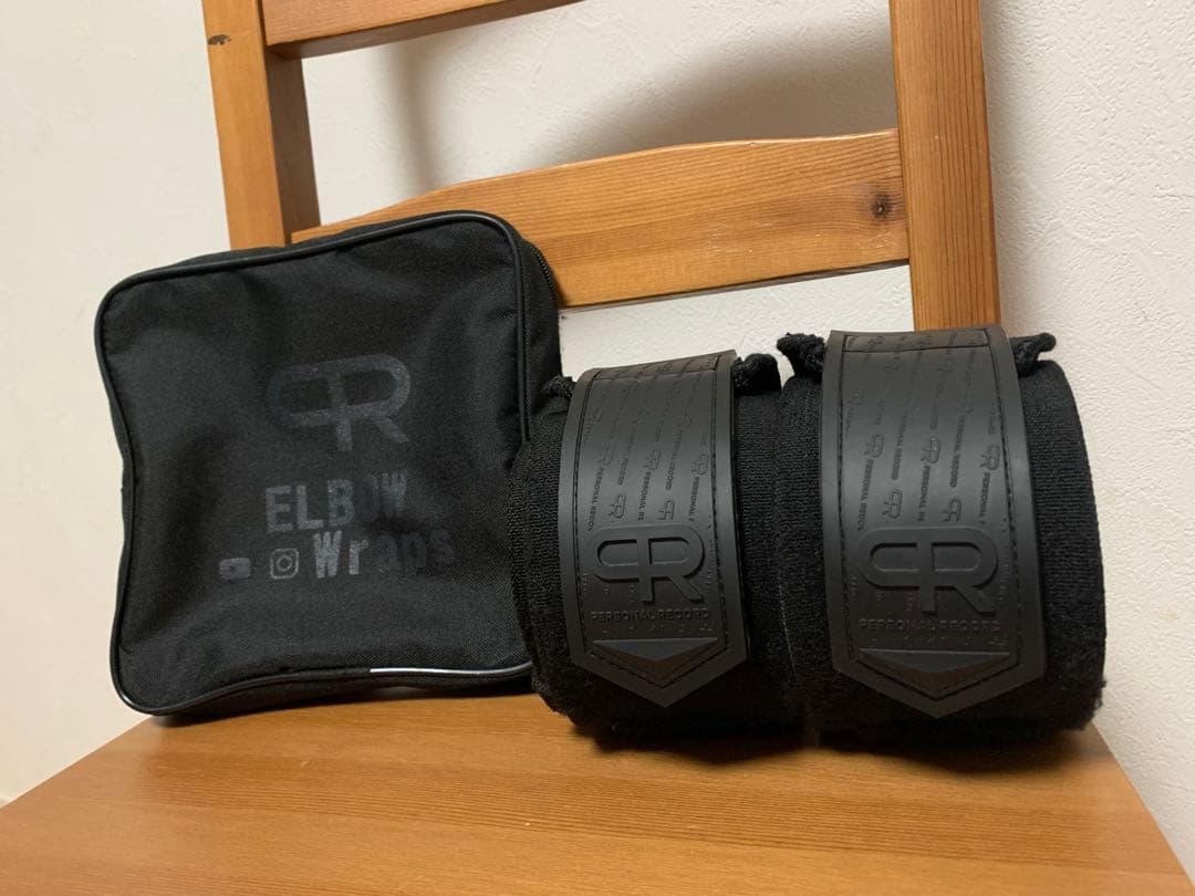 Personal Record PR　エルボーラップ　オールブラック