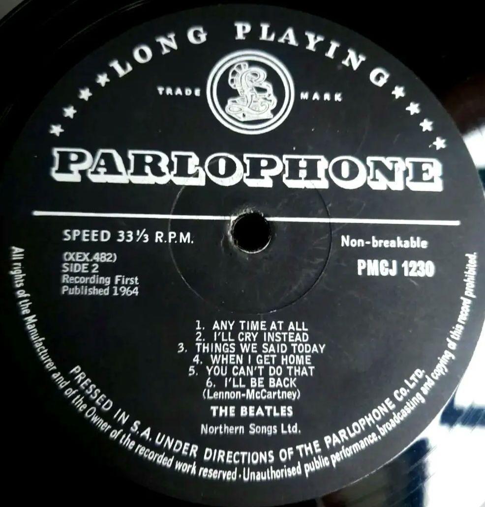 レア南アフリカ盤The Beatles A Hard Day's Night