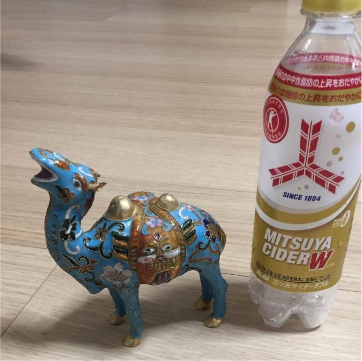 中国  七宝焼き  ラクダ