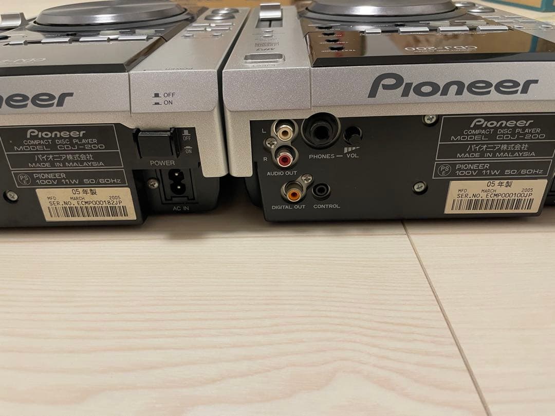 Pioneer CDJ-200 2台セット