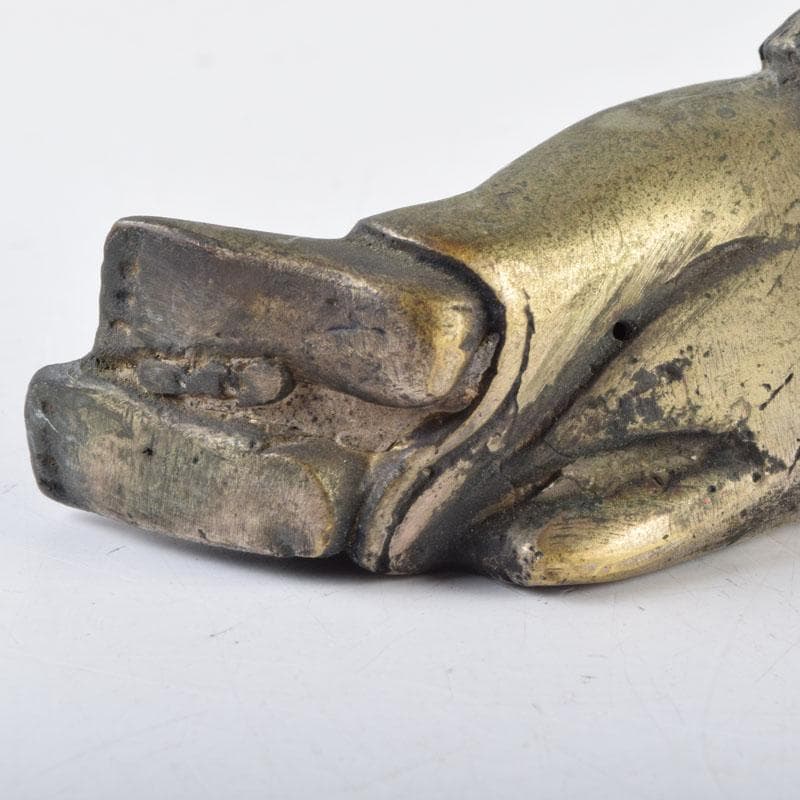 仏教美術　古銅　涅槃像　寝釈迦像　仏像　置物　N　8702