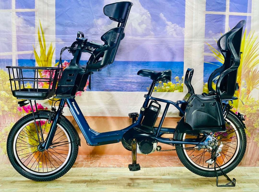 ギュットアニーズ⭐️16AH！パナソニック子供乗せ電動アシスト自転車Y2749