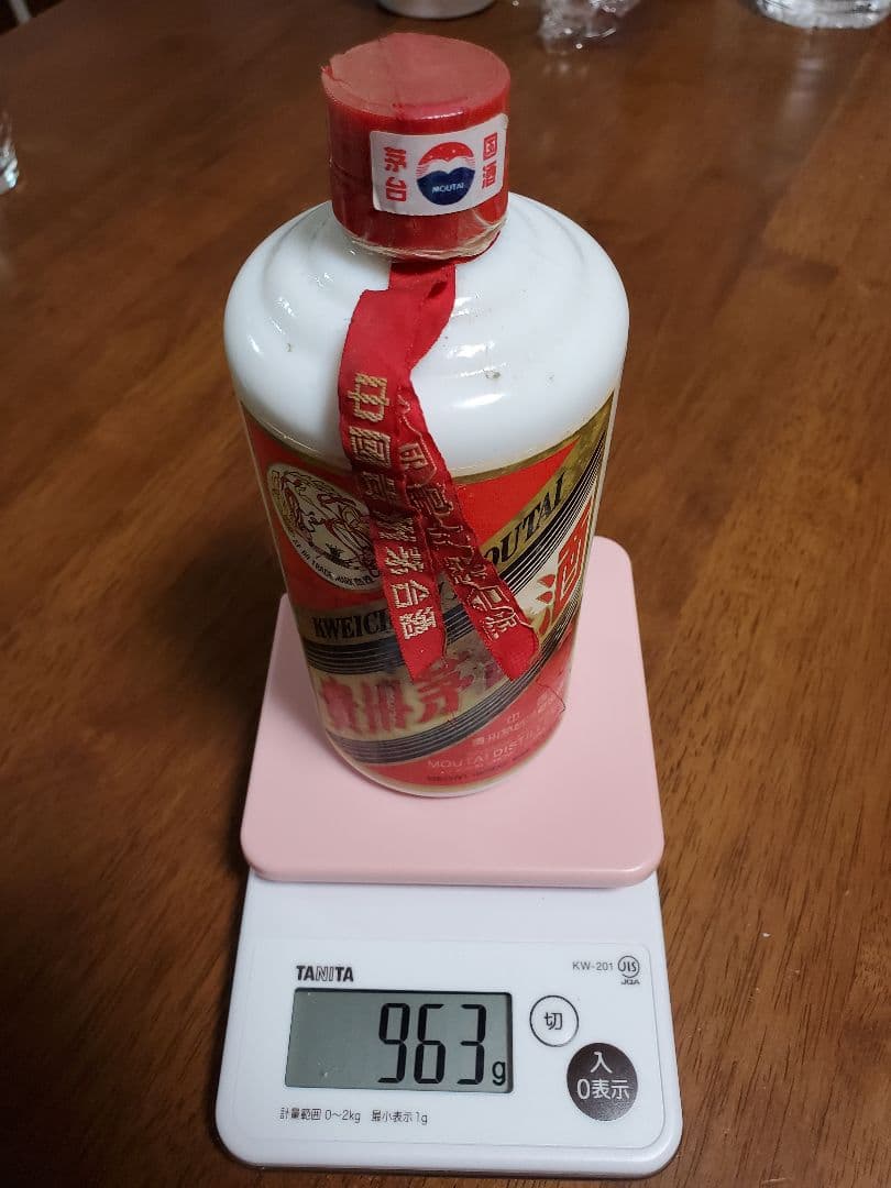 茅台酒 天女ラベル　2000年 500ml 53度　未開封　963g