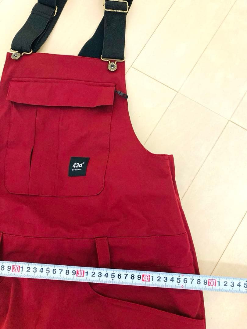 43dgreegs　ビブパンツ　スノーボードウェア Sサイズ　 レディース