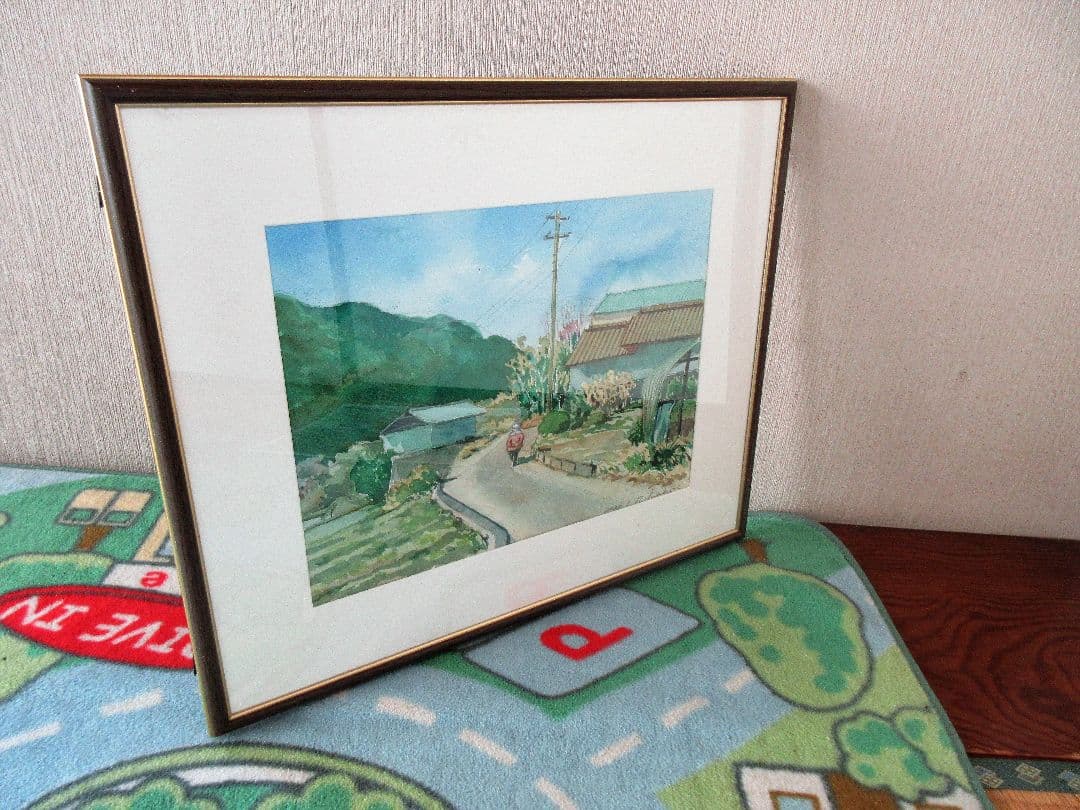 水彩画「お昼どき」