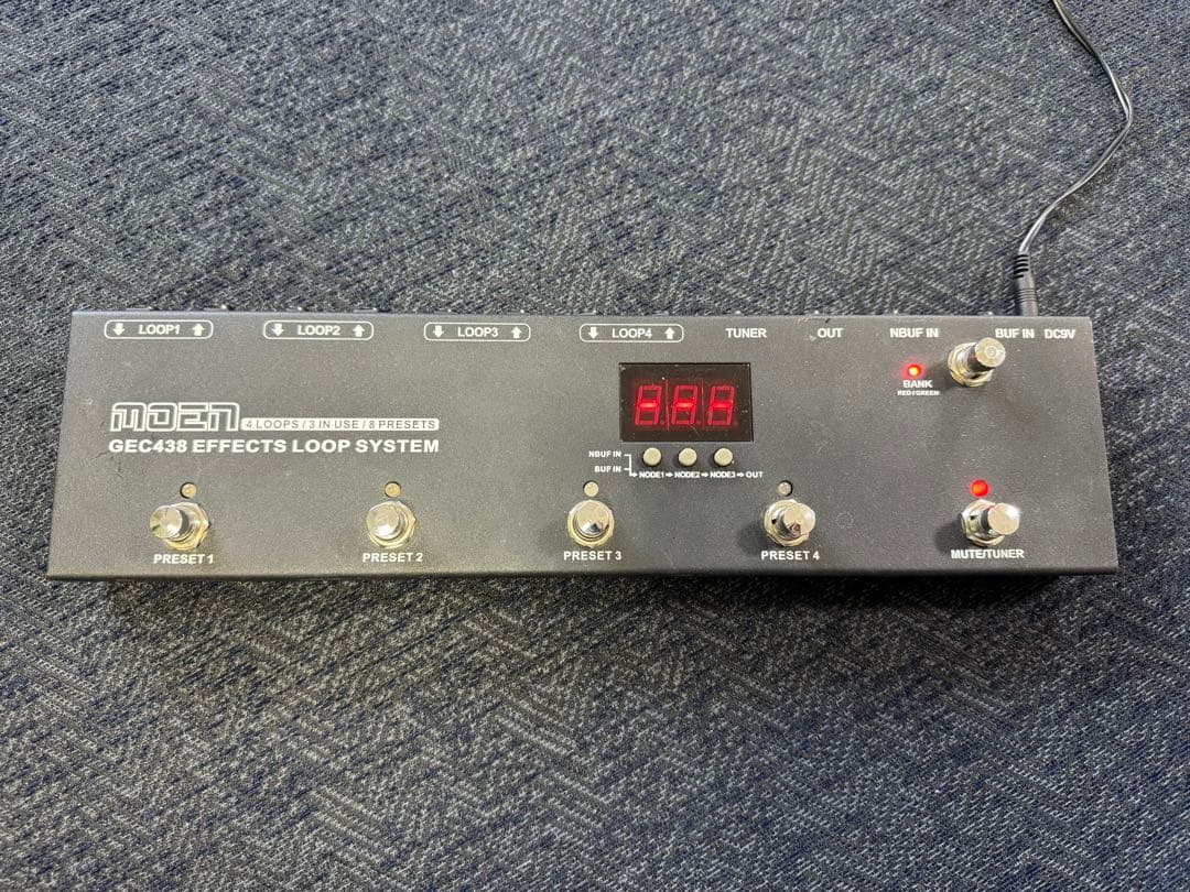 ギター MOOER GEC438 EFFECTS LOOP SYSTEM