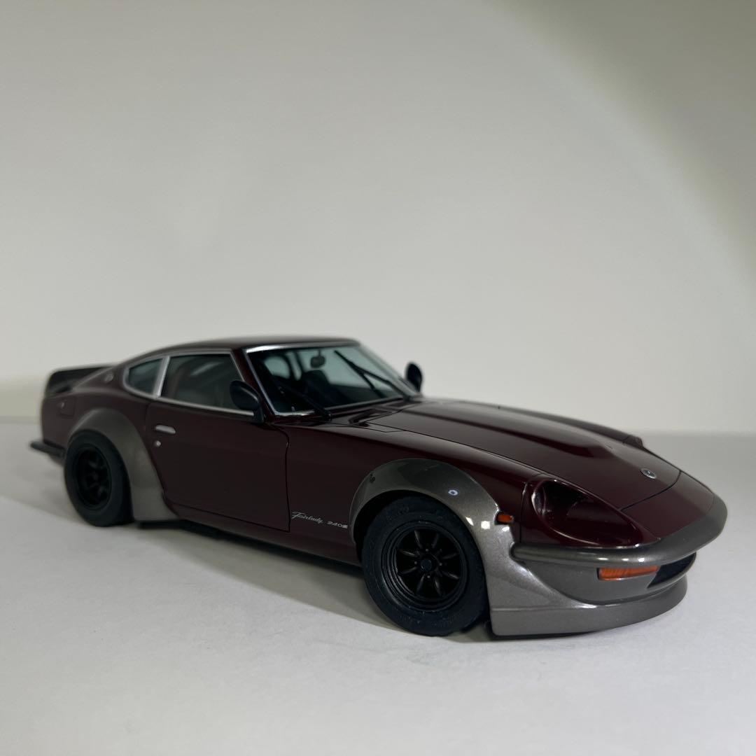S30 アオシマ　プラモデル　フェアレディ　完成品
