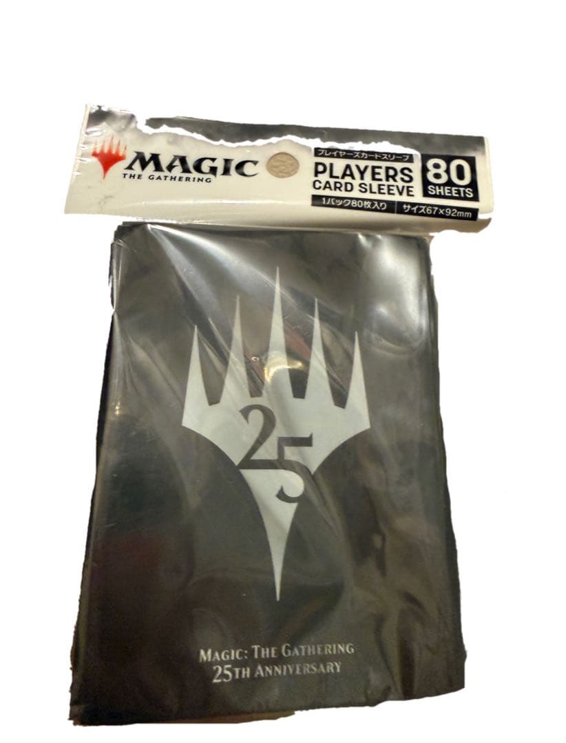 mtg スリーブ 25th限定品 80枚×6セット 絶版 未開封