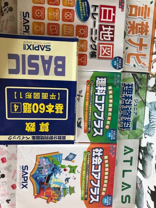 サピックスSAPIX  4年一年分4科目　5年