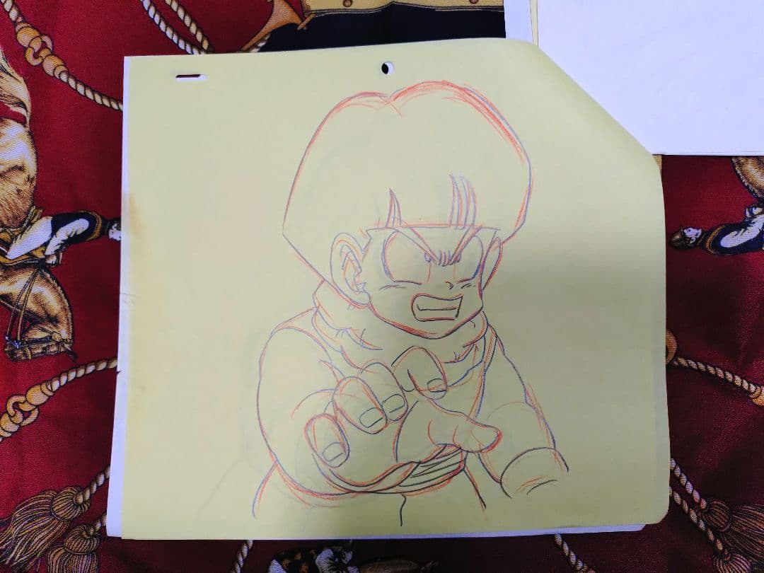 j*い様 ドラゴンボール セル画 手描き 原画 孫悟飯 当時物