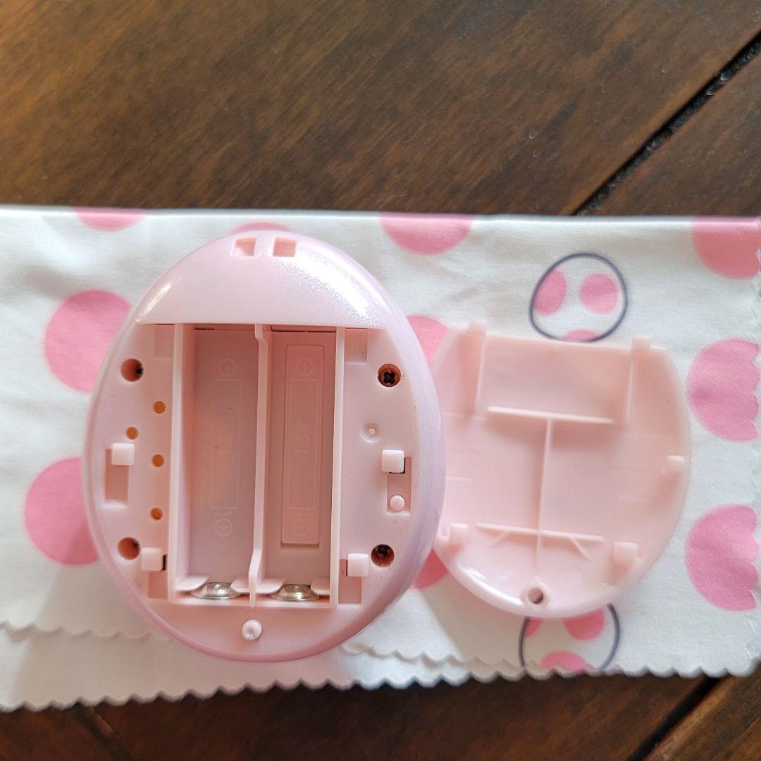 たまごっちピース本体+たまデコピアス（サンリオ）/ピンク/箱・説明書付き