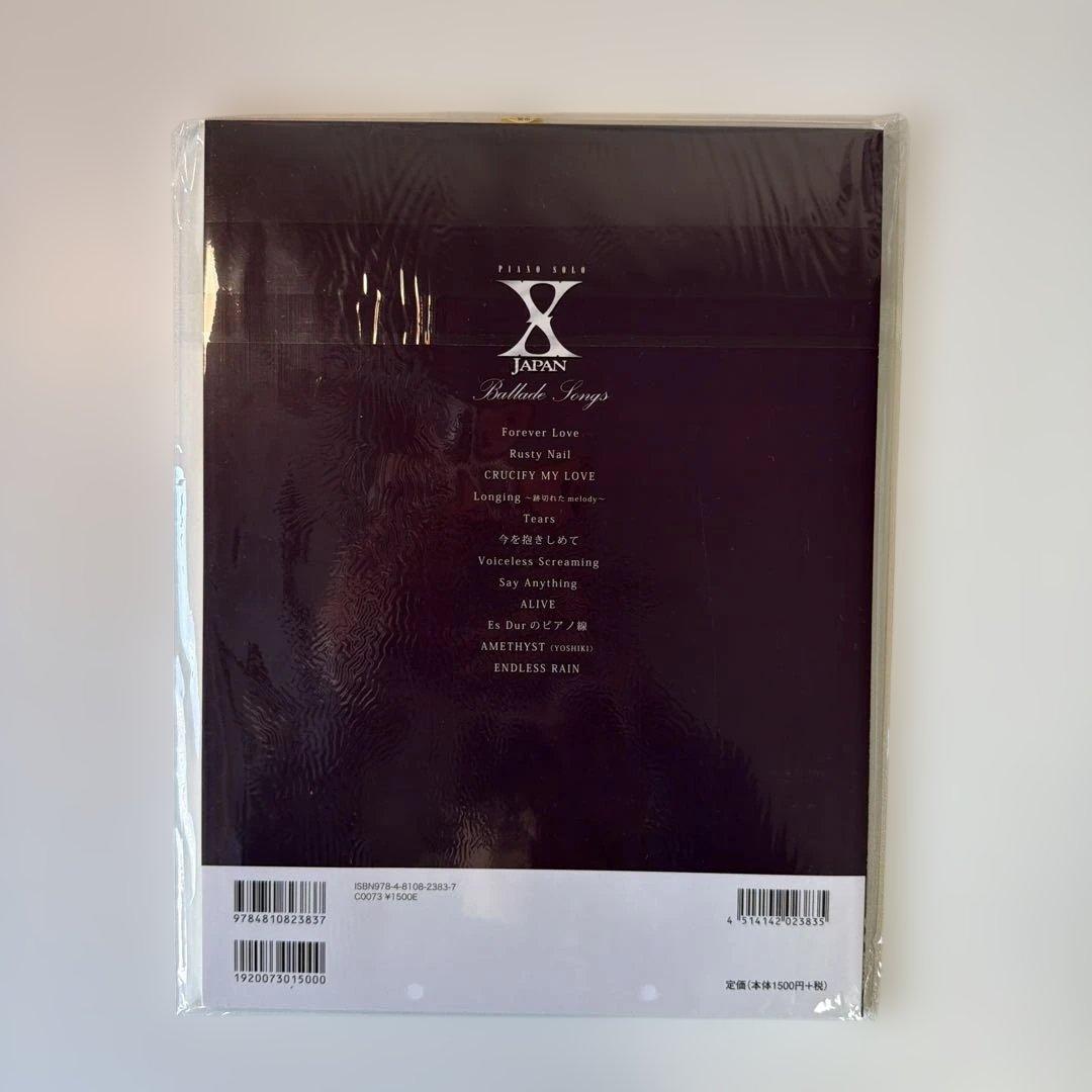 ✕JAPAN バラード・ソングス（ピアノ・ソロ） ピアノ楽譜
