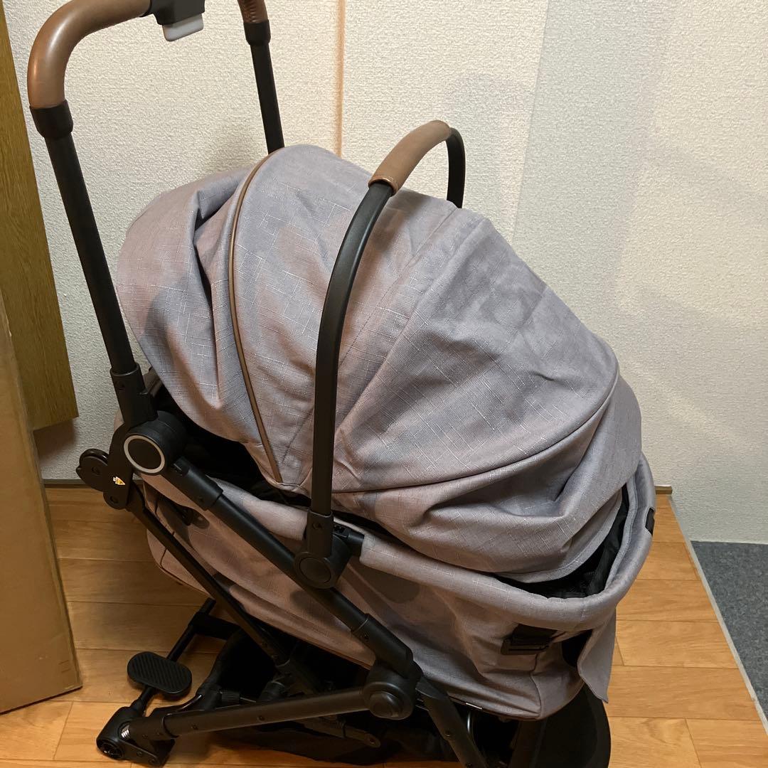 【新品未使用品】コンビ コムペット ルルテイル キャリー グレー　カート
