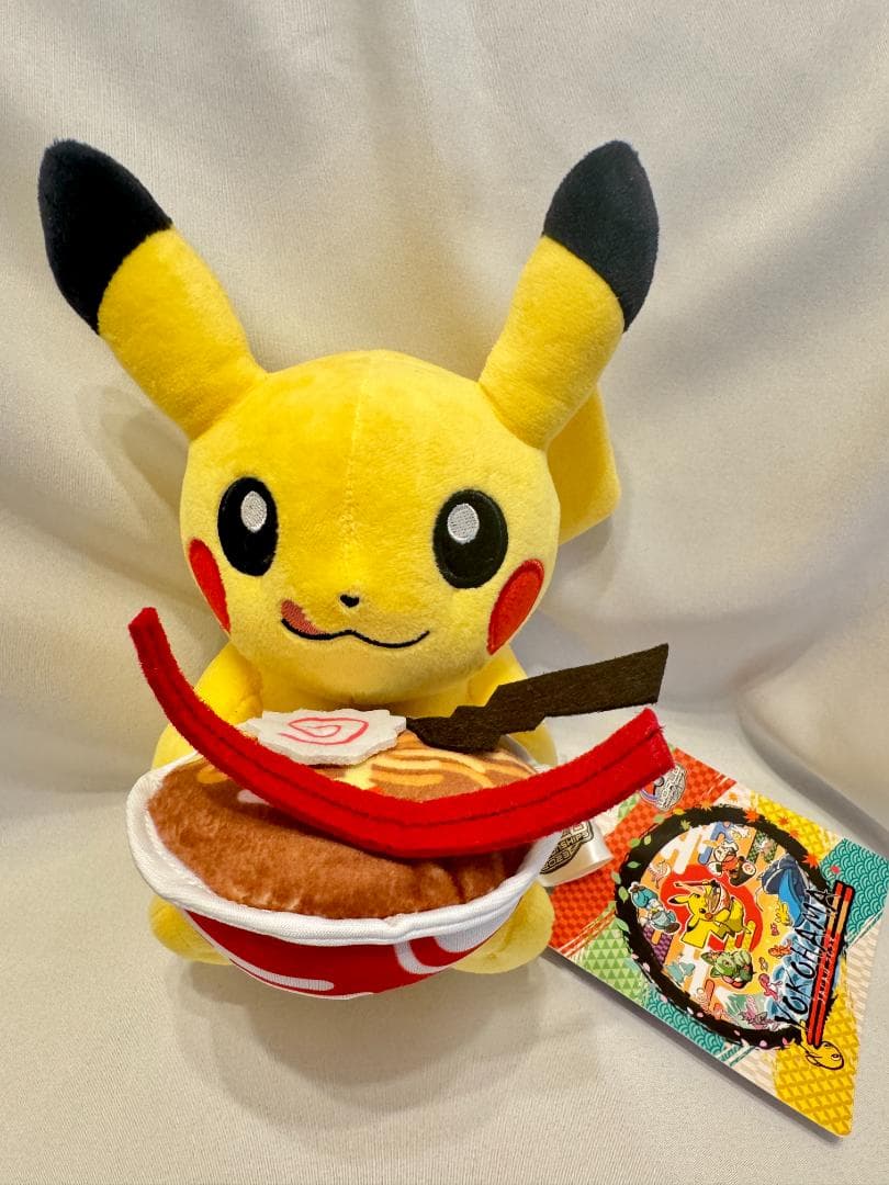 新品タグ付⭐︎ポケモンぬいぐるみ ピカチュウ ラプラス ラーメンWCS2023横浜