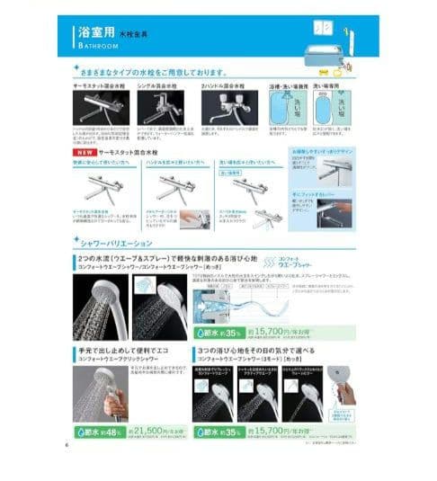 TOTO 壁付サーモスタット混合栓 寒冷地向け TBY01404Z シルバー