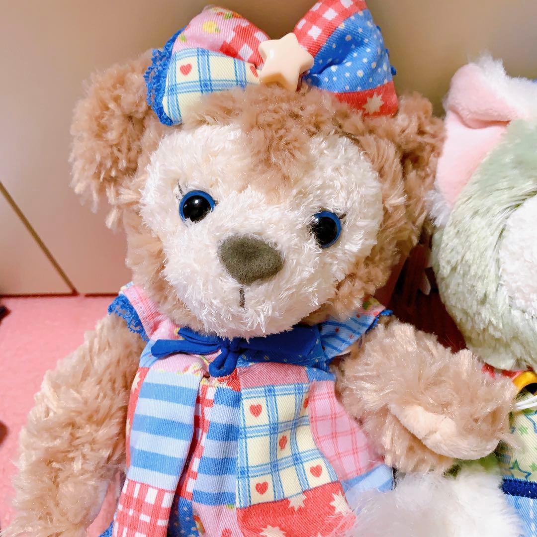 【お顔厳選】ダッフィー  シェリーメイ　ジェラトーニ　ss ぬいぐるみ　セット