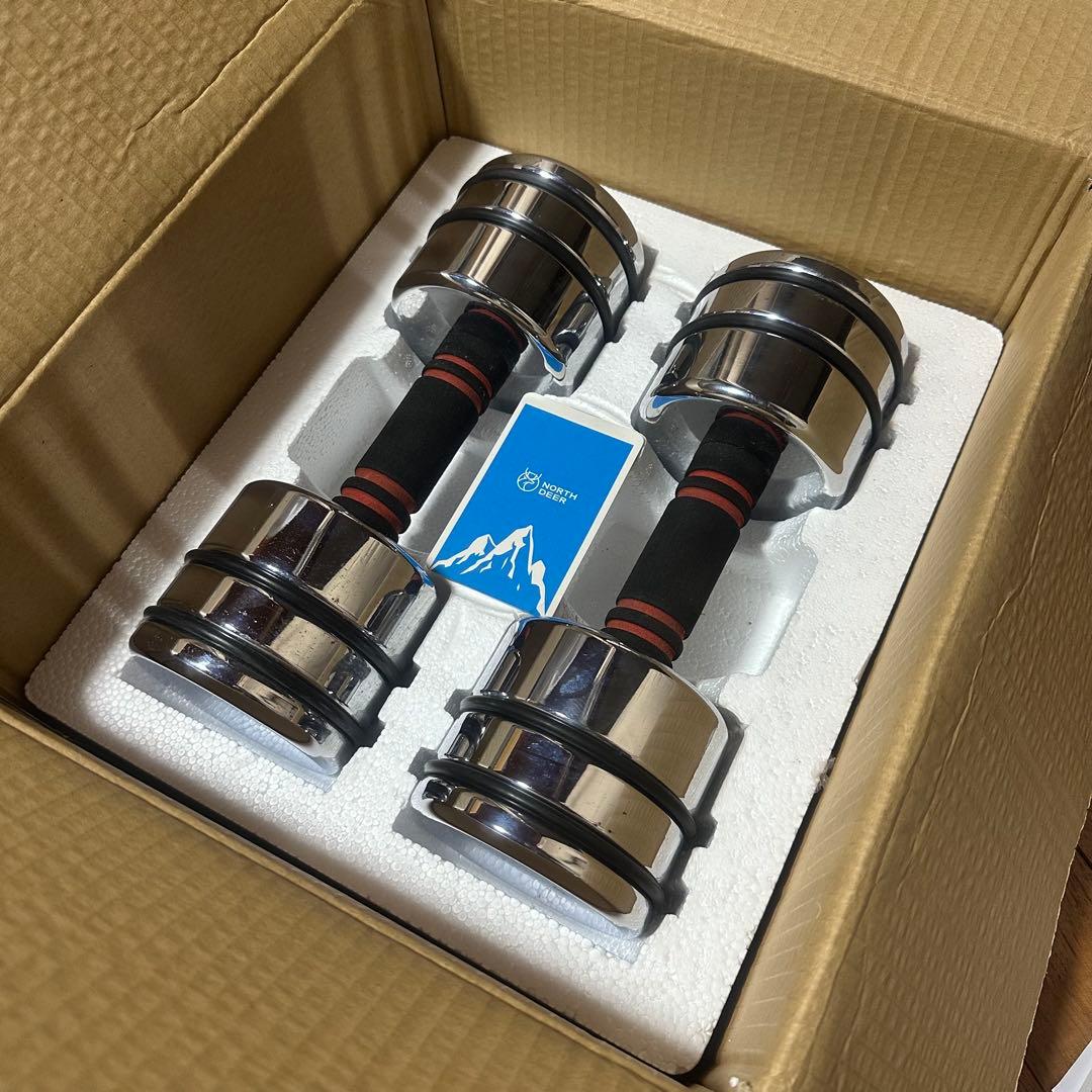 DAIKI_Northdeer可変式ダンベル10kg×2