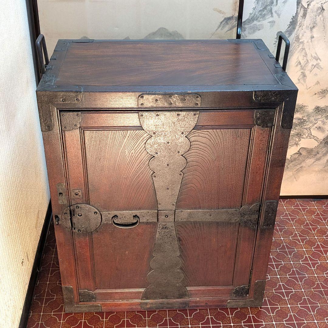 舟箪笥　帳場家具　時代家具　時代箪笥 骨董品　アンティーク　レトロ