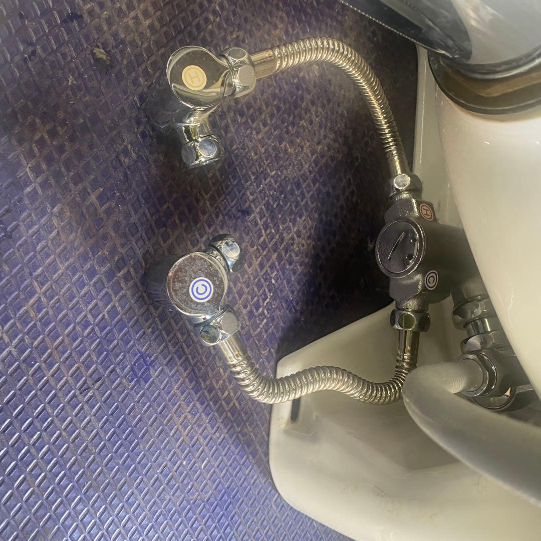 大広製シャンプーボール　上部サーモ付き　取り付け金具有り　美容室