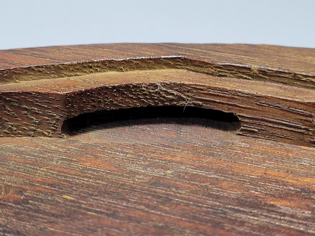 天然木造 神獣型 香炉 明清時代 幅約24.1cm