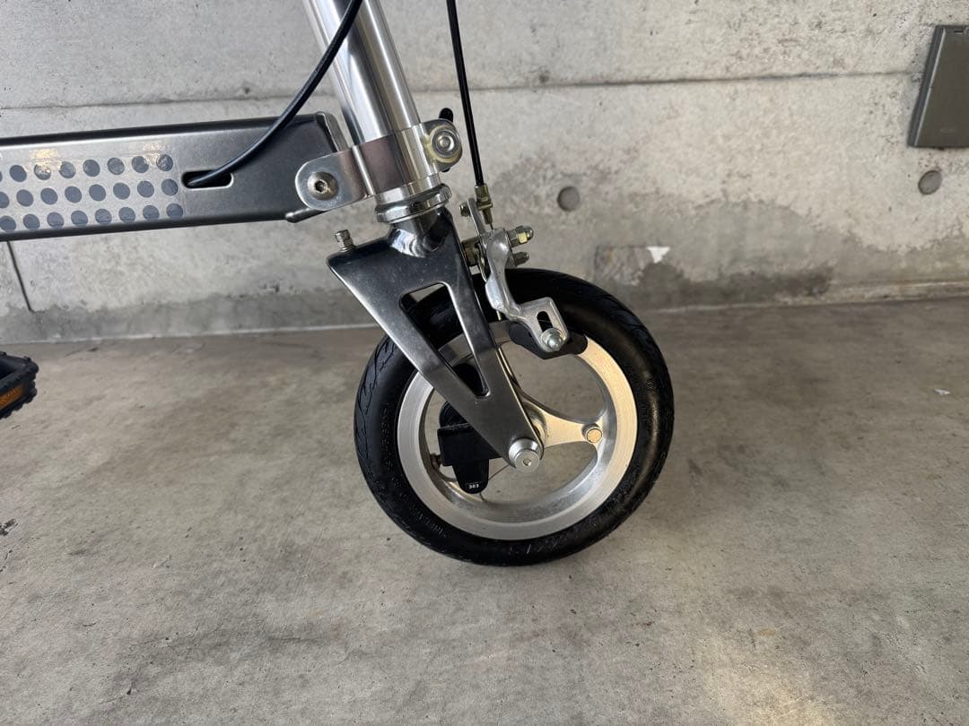 Carry Me キャリーミー 折畳み自転車 グレーメタリック ブルックスサドル