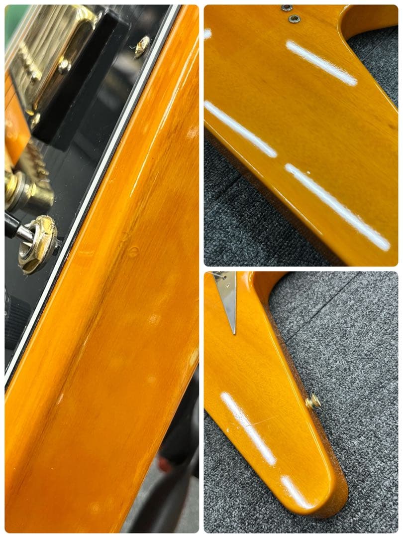 【11637】JUNO フライングV 変形ギター KORINA コリーナタイプ