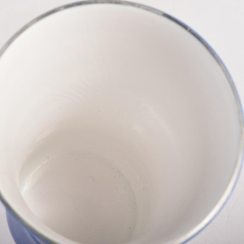 七宝焼　双鳥図　コップ　ビアグラス　2点　箱付　V　8278